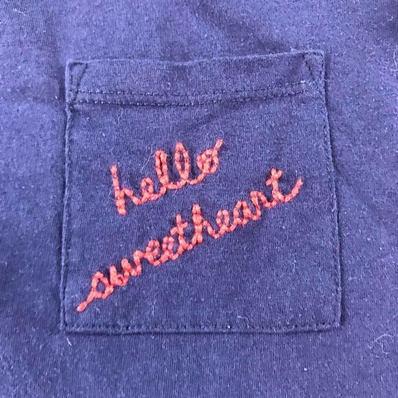 Motherhood Maternity Basic Blue Short Sleeve Tees L/G - Picture 6 of 8